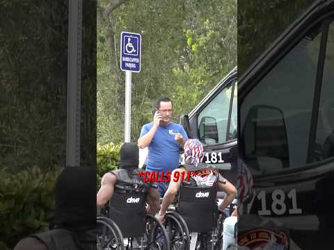 HE GOT CAUGHT IN A HANDICAP SPOT… ☠️