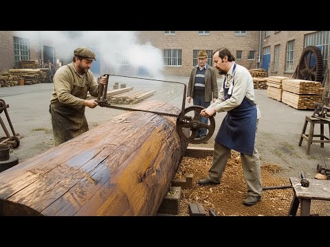 Before Electricity: Inside a Water-Powered Sawmill & 19th-Century Hammer Restoration (1984)