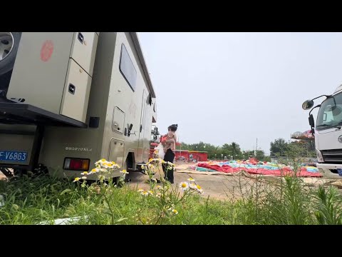 90后宝妈一拖二以房车为家，孩子发烧没食欲做个小甜品#vlog日常 #房车生活