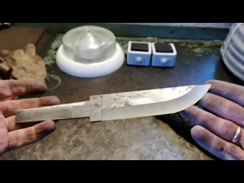 Как сделать ровные радиусные спуски на клинке