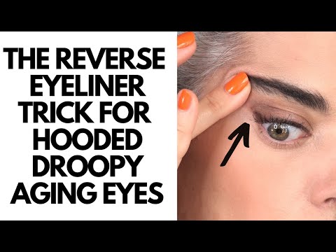 THE REVERSE EYELINER TRICK FOR HOODED, DROOPY, AGING  EYES | Nikol Johnson