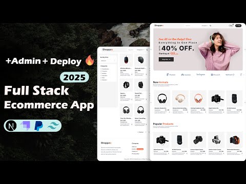 Create Full Stack Ecommerce App Using Next.js, Strapi & Shadcn UI - Nex.js Ecommerce Application