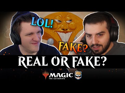 HS player tries to figure out if mtg cards are real or fake @Rarran