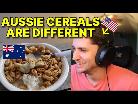American reacts to AUSTRALIAN BREAKFAST CEREAL vs USA