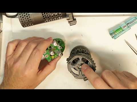 Dyson v10 Motor Electronics Disassembly and how it works