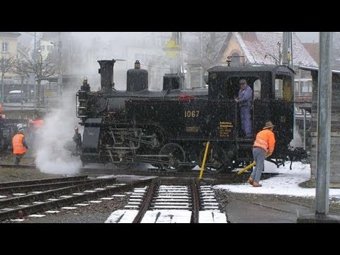 Mit Dampf durch den Jura - Ein Schweizer Wintermärchen
