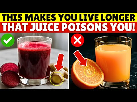 Over 70? 4 Juices You Should NEVER Drink and 4 You MUST Drink Daily | Senior Health Tips