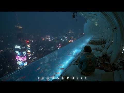 Technopolis ⧫ Deep Calm SciFi Soundscape ⧫ Ambient Cyberpunk Atmosphere for Supreme Relaxation