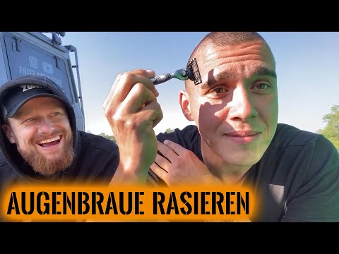 AUGENBRAUE ABRASIEREN mit Fritz Meinecke 🪒 Wette verloren | ESKALATIVER Stream | Survival Mattin