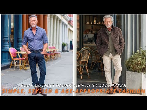 20 Real-Life Outfits Older Men Actually Wear — Done Right - men's fashion