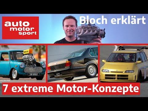 7 extreme Motoren-Konzepte: Wie kommen die da drauf?  - Bloch erklärt #166 | auto motor und sport