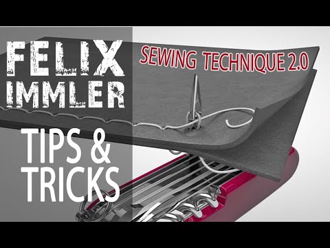 Sewing Technique with a Swiss Army Knife Reamer - Level 2.0 - 3 Tricks to get a more durable seam!