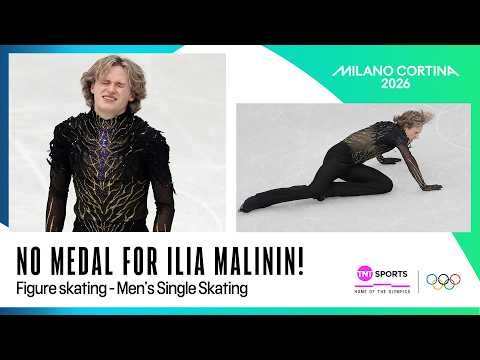 Ilia Malinin falls out of a medal spot after a disappointing display! 😔 | Winter Olympics 2026