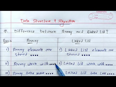Difference between array and linked list | Array vs Linked list | #ask4help