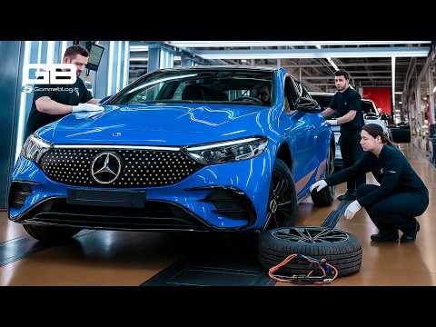 How the NEW Mercedes CLA 2026 Is BUILT: Inside the Untertürkheim Factory