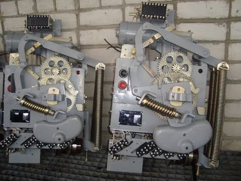 Привод выключателя ПП-67. Обзор ячейки 10 кВ серии КРН.