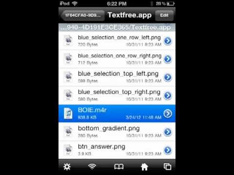 How to custom your textfree ringtone (Jailbreak Only)