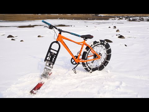 Have you ever ridden a bike on snow? (It's so fast lol)
