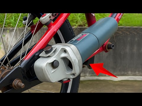 Great idea! Turn your bike into a chainless electric motorcycle with an angle grinder