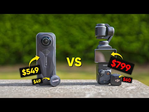 Insta360 X5 vs DJI Pocket 3 - The $500+ BATTLE (Image Quality or Versatility)