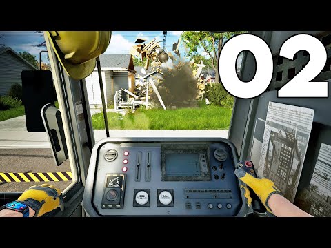 Deconstruction Simulator - Part 2 - Destroying Neighborhoods with a Wrecking Ball