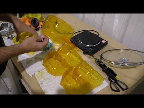 Vacuum Forming, Dyeing, & Tinting a Master Chief Visor