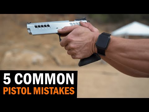 5 Common Pistol Shooting Mistakes We See At Classes
