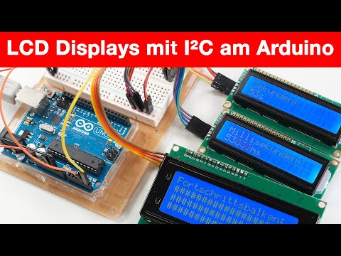 LCD Displays with I2C on Arduino