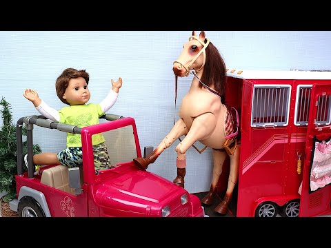 DOLL Horse Trailer Setup Made EASY