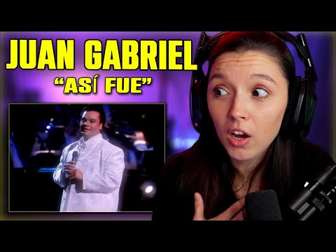 Juan Gabriel - Así Fue | FIRST TIME REACTION | Live (Desde el Instituto Nacional de Bellas Artes)