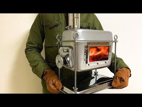 Powerful to Cook - Homemade Wood Stove for Camp M-Stove Project Part-1