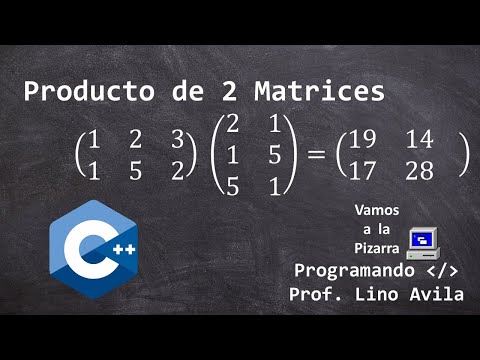 Curso Básico C++:Producto de 2 matrices.