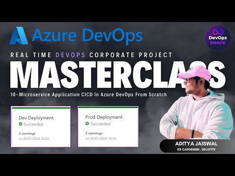Azure DevOps Masterclass | 10-Microservice Real Time Application CICD DevOps Project From scratch