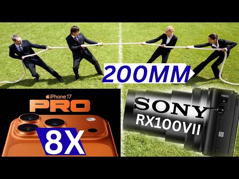 Sony RX100VII vs Iphone 17 Pro: Zoom quality compared and MORE!