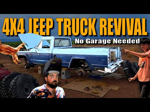 Reviving a JEEP J20 into a Tremors-Inspired 4x4 BEAST!