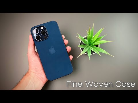 Apple's Fine Woven Case for iPhone 15 Pro Max (plus a look after 8 days of use!)