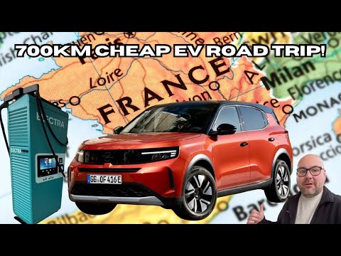 Driving A Cheap EV Across France BROKE ME! | Opel Frontera EV