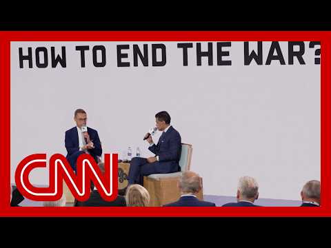Finnish president on how to end the Ukraine war