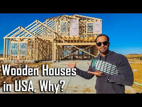 Why Houses in USA are Made of Wood? Concrete ke Ghar Kyo Nahi Hote America me?