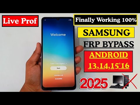 Samsung FRP Bypass New Trick 2025 —New Working Method | Android 13,14,15,16 |  Step By Step