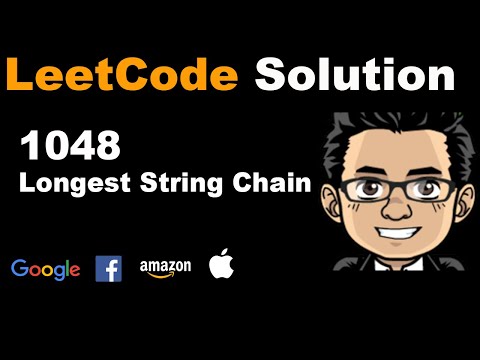 1048. Longest String Chain | Dynamic Programming | Javascript