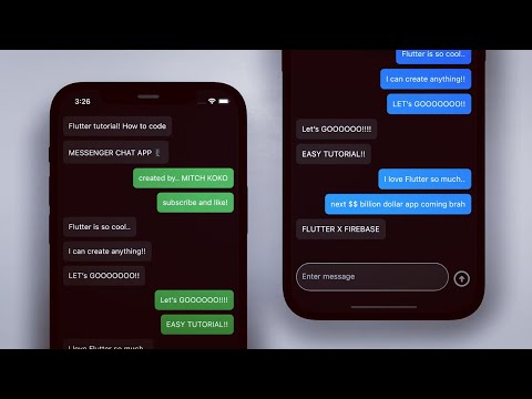 💬📱Chat Messenger App • Full Tutorial from scratch / Flutter x Firebase