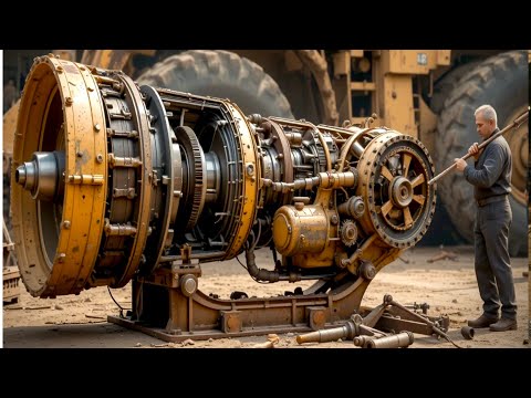 Unbelievable Repair! Caterpillar Transmission Gear Fully Rebuilt Like Brand New 🔧