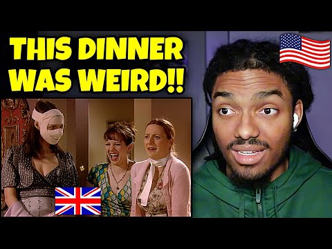 ODDEST DINNER EVER 🤣 | AMERICAN REACTS to The IT Crowd S2E4 “The Dinner Party”