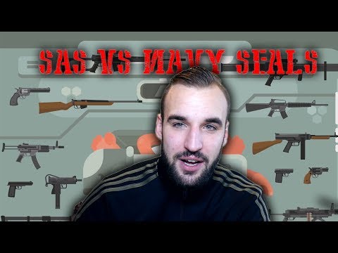 Estonian soldier watches SAS vs NAVY SEALS