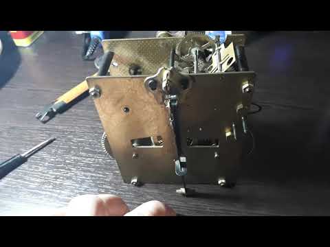 Часы Янтарь с боем ремонт.