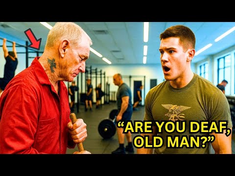 Just a Quiet Veteran Janitor at the SEAL Gym — Until the Commander Spotted the Tattoo on His Neck