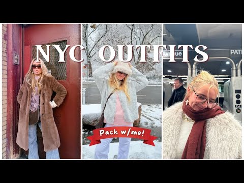 Making THE BEST NYC outfits - pack w me