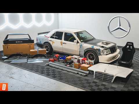Rebuilding an Abandoned Mercedes with an Unusual Engine Swap in 5 Days.