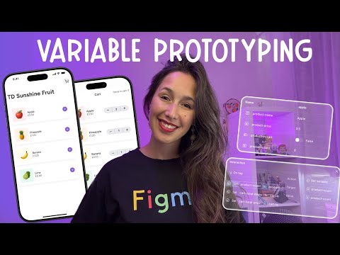 Variable Prototyping - Figma E-commerce Store | Figma 2025 advanced prototype